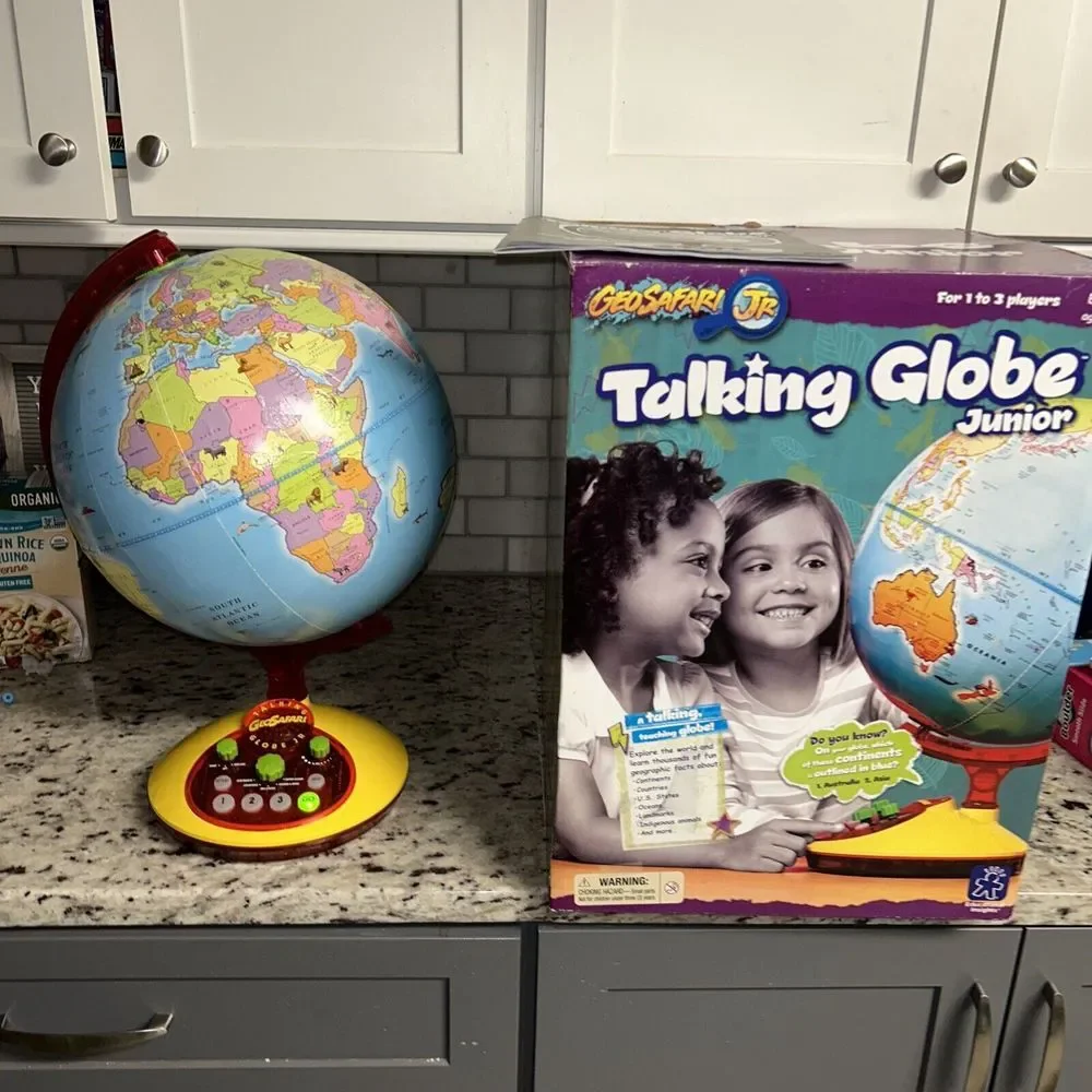 GeoSafari Talking‎ Globe Jr. Educational Insights Teach Quiz 1000's Of Geography